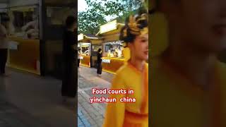 Food courts in yinchaun china  travel  chinamarket [upl. by Irtimid]