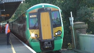 First Day Of Thameslink  Class 377 Electrostars At Haywards Heath [upl. by Corby567]