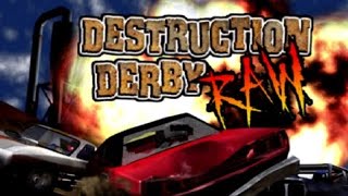 Destruction Derby RAW  Demo PS1 [upl. by Crispa]