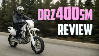 DRZ400sm Review  Grom on Steroids [upl. by Barden]