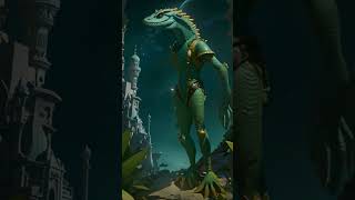 Encounter with a LizardLike Alien A Glimpse of the Unknown 🦎👽 aigenerated aivideoshort [upl. by Ase581]