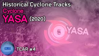 TCAR 4 Track of Cyclone Yasa 2020 [upl. by Eatnuahc]