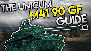 World of Tanks  A Unicums leKpz M41 90 GF Review amp Guide [upl. by Anaihs]