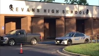 Evans High School opens as normal after indirect threats [upl. by Ahtera]