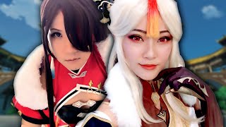 Beidou x Ningguang Cosplay Stream feat yingverse [upl. by Crutcher]