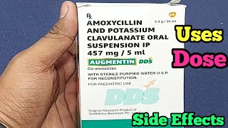 Amoxicillin amp Potassium Clavulanate Oral Suspension IP in Hindi  Augmentin DDS Suspension in Hindi [upl. by Jenkins89]