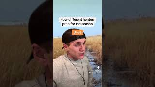 How different hunters prep for the season hunt hunting hunter hunts hunters [upl. by Croydon]