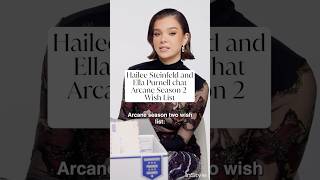 hailee steinfeld and ella purnell answer arcane fans [upl. by Rafat]