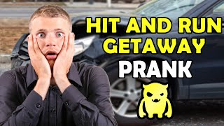 Hit and Run Getaway Prank  Ownage Pranks [upl. by Launcelot]