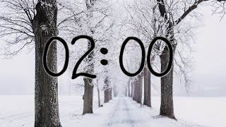 2 Minute Winter ❄️ Countdown Timer ⏱ [upl. by Kelcey290]