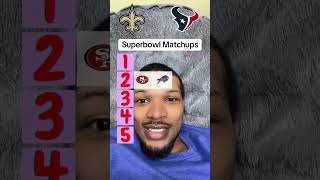 Ranking NFL Super Bowl Matchups🏈 [upl. by Berlauda]