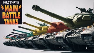 The worlds top ten main battle tanks Russia T90 barely [upl. by Goulder]