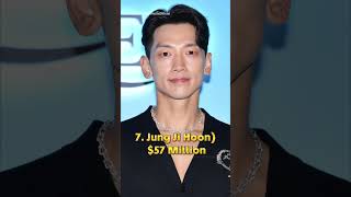 Top 10 Richest Korean Celebrities 2024 And Their Net Worth shorts [upl. by Esme]