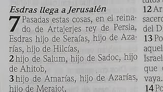 Esdras 78 Esdras llega a Jerusalén y Hebros 10 Advertencia al que peca deliberadamente RVR1960 [upl. by Aivat]