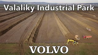 Valaliky Industrial Park  automobilka Volvo december 2022 [upl. by Nagud]