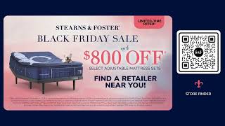 Stearns and Foster Black Friday Event [upl. by Virgel356]