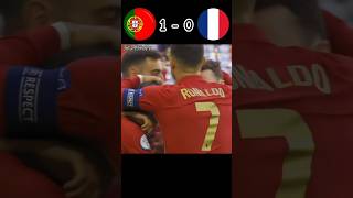 Portugal VS France  CR7 Meets Kylian Mbappe  Greatest CR7  football shorts highlights [upl. by Adilen]