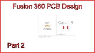 Custom PCB Libraries in Fusion 360 Episode 2 Fusion360 Fusion360PCB Maker [upl. by Akino]