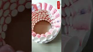 paper cup lantern DIY for festival 💫 shorts diy craft youtubeshorts viral trending ashortaday [upl. by Sherman]