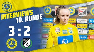 ADMIRAL Frauen Bundesliga  10 Runde  Interviews  First Vienna FC 1894 USV Neulengbach [upl. by Claybourne50]