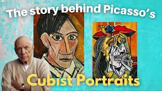 The Amazing Story Behind Picasso’s Cubist Portraits  1 Minute Crash Course [upl. by Moretta]