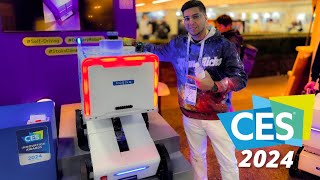 Delivery Robot at CES 2024  Khan amp Vector [upl. by Lightfoot962]