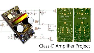 ClassD Amplifier Project  Skema  PCB Layout Design [upl. by Koal802]