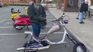 This Lambretta Chopper Is a Little beauty  Owned by my mate Andy [upl. by Edd]