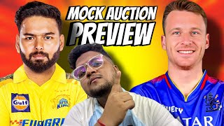 IPL 2025 Mock Auction PREVIEW  SUBSCRIBERS SPECIAL [upl. by Cimah]