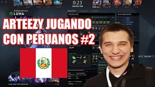 Momentos de Twitch 3 Arteezy jugando con Peruanos 2 [upl. by Briana]