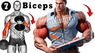 7 Best Biceps Workout At Gym [upl. by Stevana]