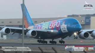 LIVE London Heathrow  Departures and arrivals 27R [upl. by Francklin]