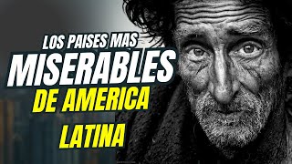 Paises mas pobres y miserables LATAM 2024 [upl. by Ailis]