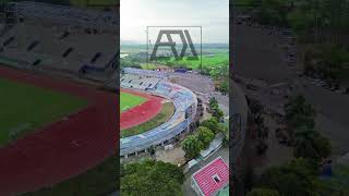 Bagian 1  Update Stadion Kanjuruhan Proses pemasangan atap tribun VIP [upl. by Nna143]