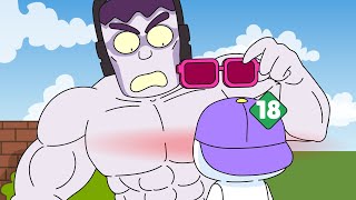 Brawl Stars Animation SHADE WITHOUT GLASSES [upl. by Oek358]