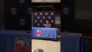 Frankie Policelli on what it means to him to be on the Long Island Nets from the local tryout [upl. by Hanna]