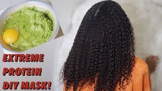 Extreme Deep Conditioning Protein Treatment for Rapid Hair Growth and Damaged Hair  Natural Hair [upl. by Grose]