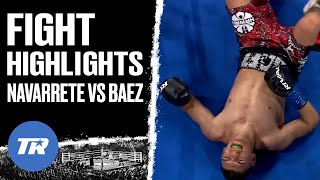 Emanuel Navarrete Delivers Nasty Body Shot KO of Baez to Retain Belt  FIGHT HIGHLIGHTS [upl. by Eelarak]