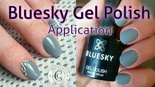 How to apply Bluesky gel polish Product review [upl. by Derward]