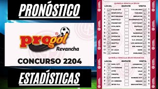 Progol 2204 Análisis Completo Pronóstico Quiniela Sencilla y 5 Dobles SUSCRIBETE¡ [upl. by Cul]