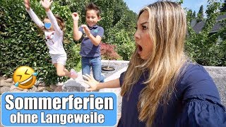 Meine Kinder drehen durch 🤪 Sommerferien ohne Langeweile Pizza selber machen VLOG  Mamiseelen [upl. by Bannon]