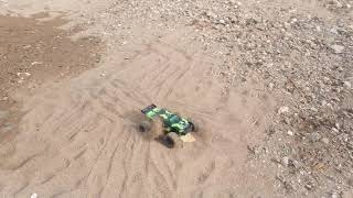 RC CAR 118 overmax xmonster 30 off road sand [upl. by Essined]