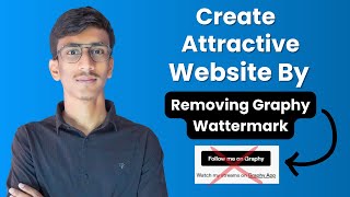 Remove Graphy Watermark Now ❌ how to create website on graphy by unacademy [upl. by Ailel]