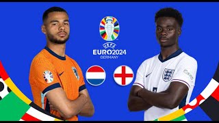 PAYS BAS VS ANGLETERRE LIVE AUDIO EURO 2024 [upl. by Airelav201]