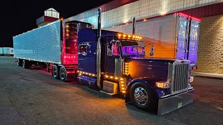 Driving a Custom 389 Automatic Peterbilt [upl. by Ydissak772]