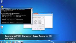 Foscam MJPEG Cameras  Basic Setup on PC [upl. by Ecargyram]