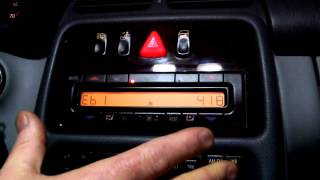 Mercedes w208 clk320 how to display climate control fault codes [upl. by Meenen]