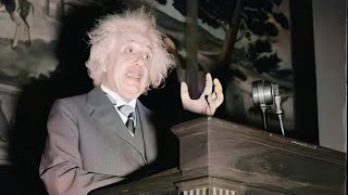 Albert Einstein Explains Theory of Relativity  Albert Einstein Real Video  Colour Footage [upl. by Nageem]