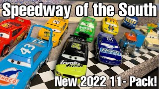 Disney Pixar Cars Speedway of the South 11Pack Mattel 2022 Unboxing amp Review [upl. by Hilly]