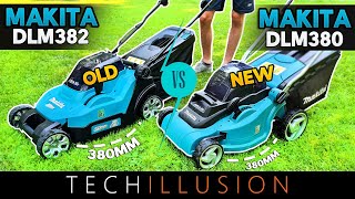 ðŸ”¥ALT VS NEU  MAKITA 36V Akku RasenmÃ¤her DLM380 vs DLM382 ExtremtestðŸ˜±  Welcher ist besser [upl. by Broadbent476]